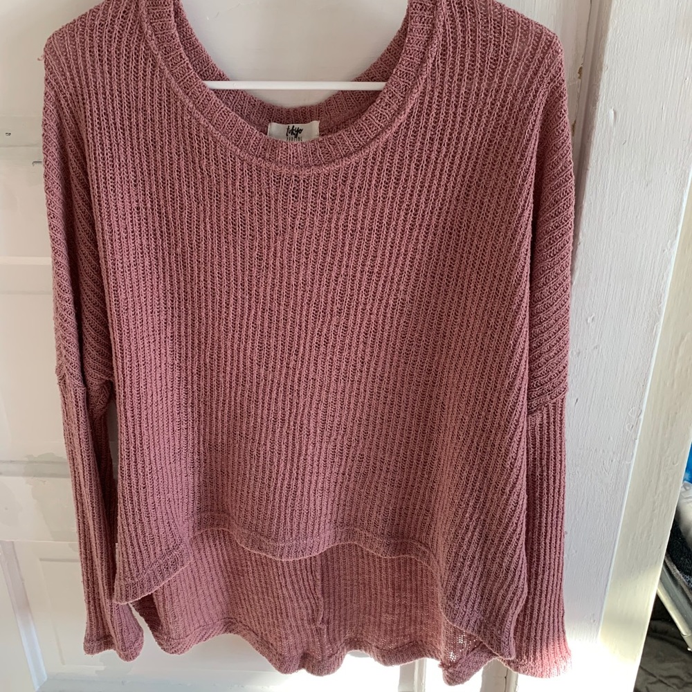 Pink sweater
